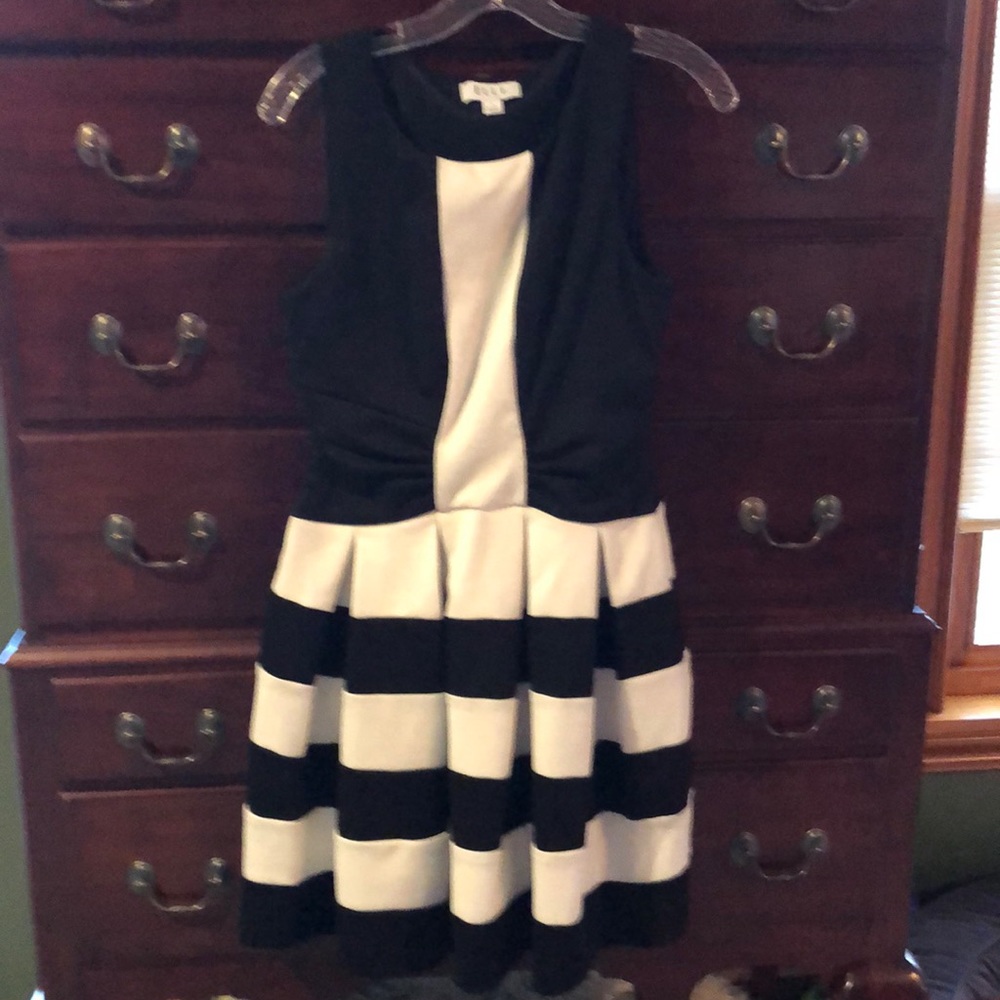 Elle size 6 black and white dress - Picture 1 of 7